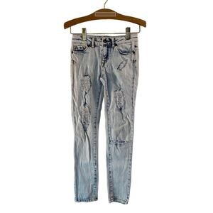 LUCKY BRAND Girl’s Distressed Zoe Jeggings / Size: 7